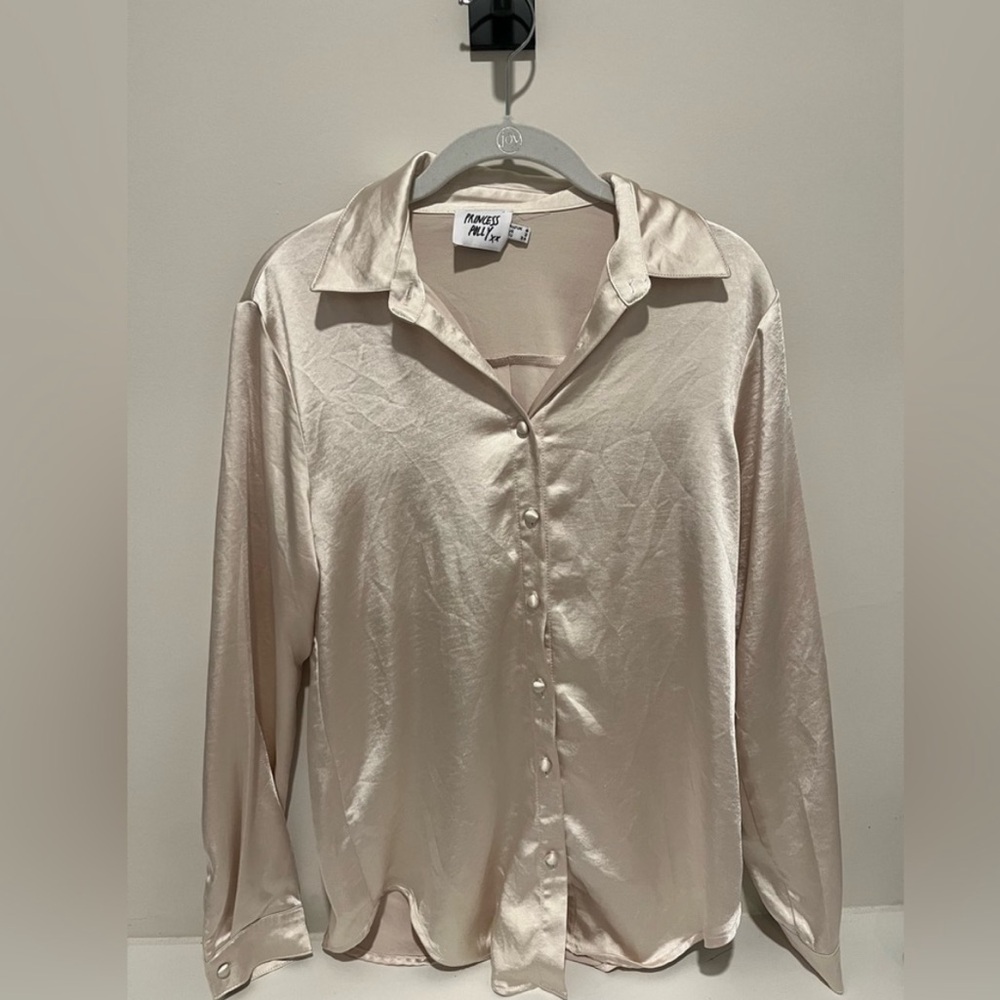Princess Polly Satin Top Size 2